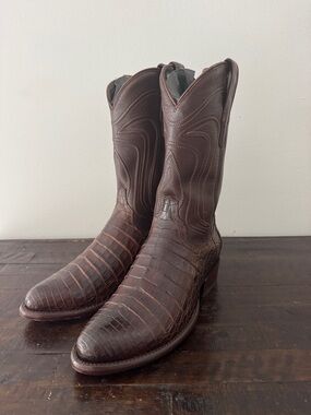 Tecovas the Dillon Caiman Mahogany 9.5d